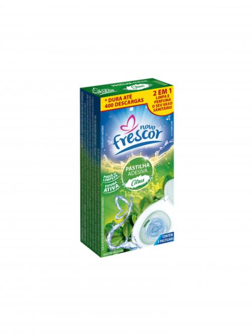 PASTILHA ADESIVA SANITARIA 3 X 10G CITRUS - NOVO FRESCOR